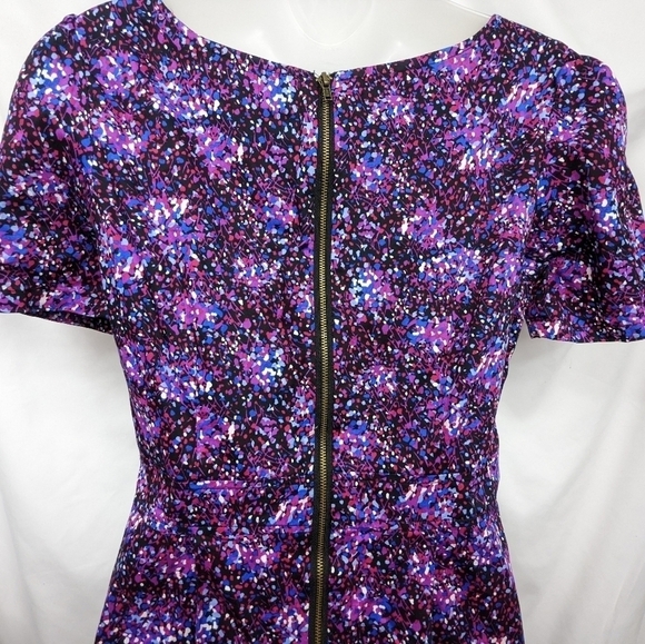 Tulle Retro Style Multi Print Dress Sz M - Picture 6 of 11